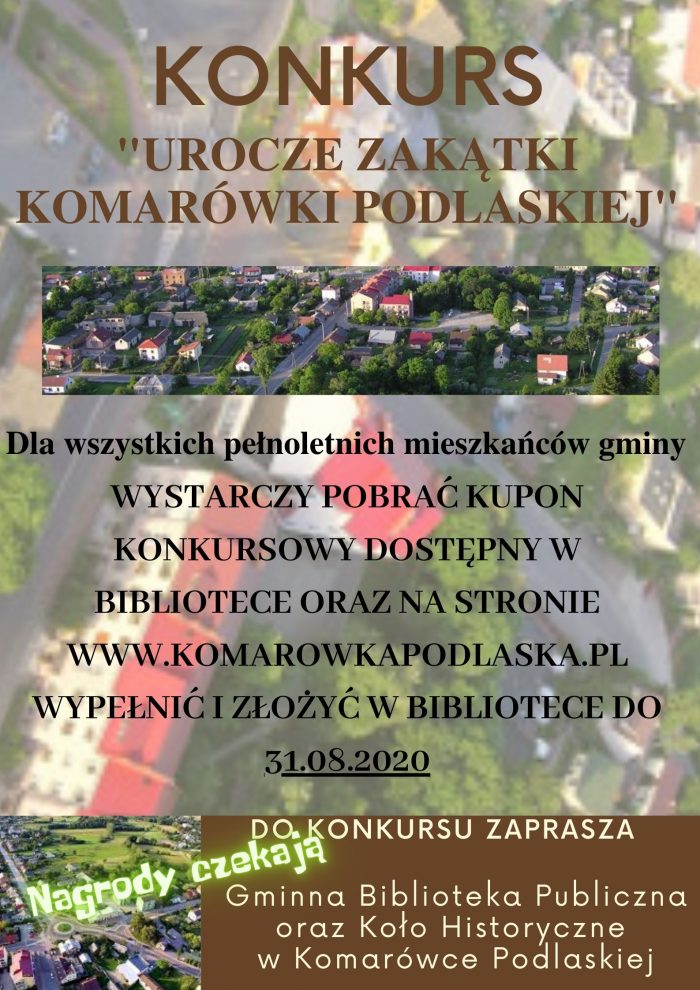 Miniturka artykułu: Konkurs „Urocze zakątki Komarówki Podlaskiej”.