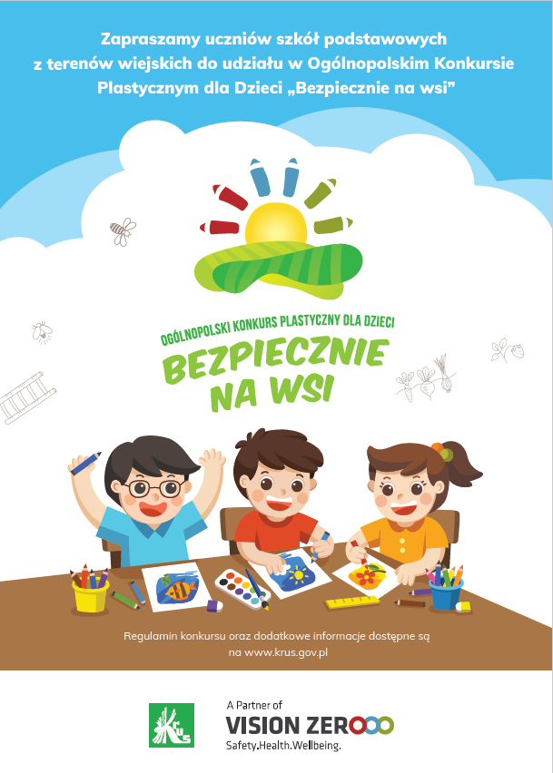 Miniturka artykułu: KRUS ogłasza XI Edycję Ogólnopolskiego Konkursu Plastycznego dla dzieci