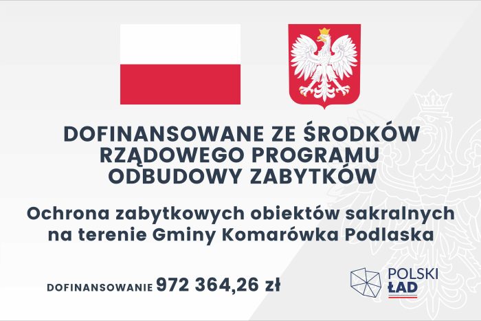 Miniturka artykułu: Ochrona zabytkowych obiektów sakralnych na terenie Gminy Komarówka Podlaska