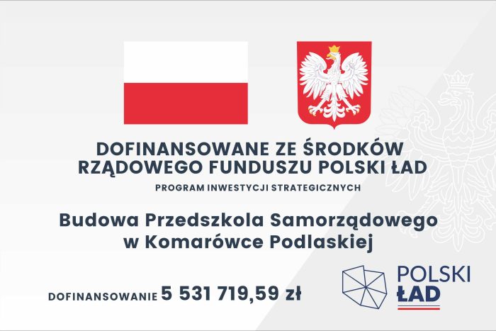 Miniturka artykułu: Budowa Przedszkola Samorządowego w Komarówce Podlaskiej