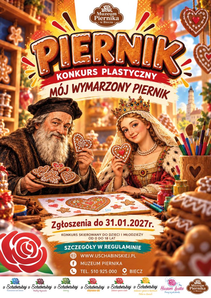 Miniturka artykułu: ,, MÓJ WYMARZONY PIERNIK” – 2026/2027 konkurs plastyczny